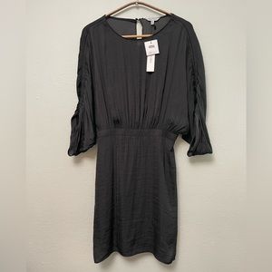 NWT Naked Zebra Dolman Dress, Black Sz S